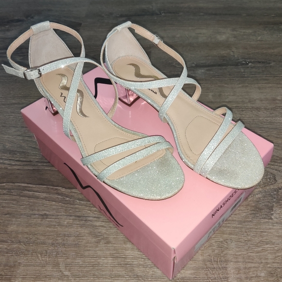 Nina Shoes Shoes Nina Shoes Glory Silver Bliss 75 Poshmark